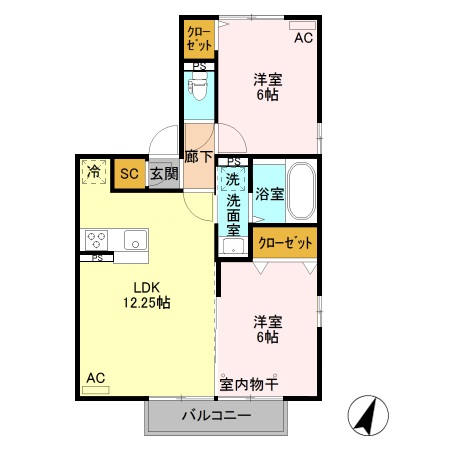 オペラハウス北代田の間取り