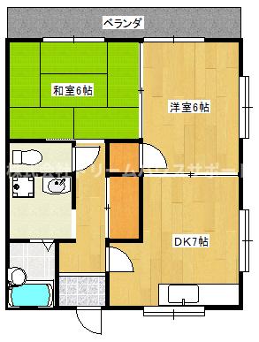 第二メゾン但馬の間取り