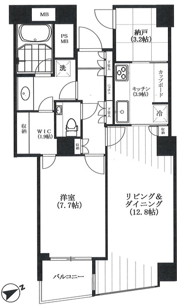 品川Ｖタワーの間取り