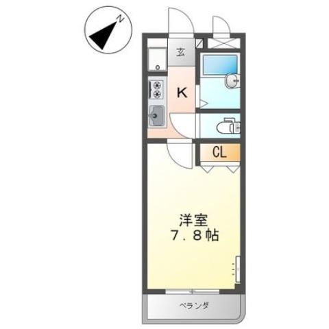 福山市伊勢丘のマンションの間取り