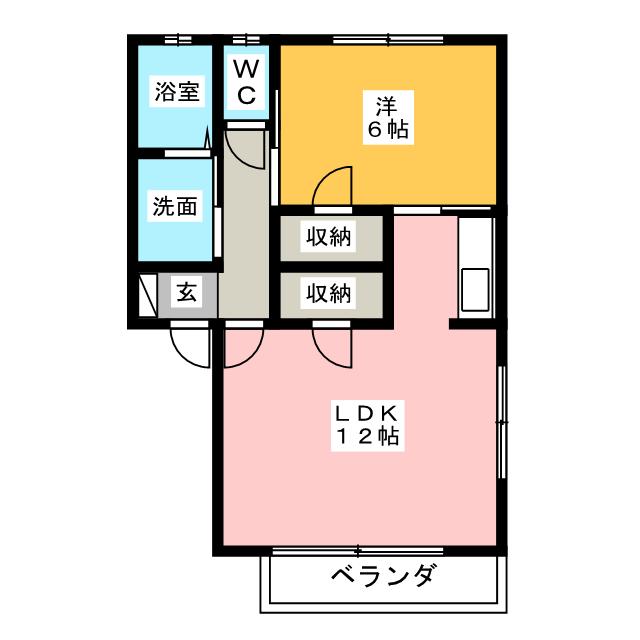 アルシオネＳの間取り