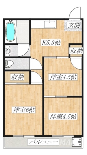 末広ビルの間取り