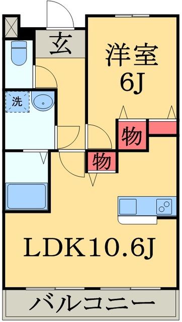 四街道市美しが丘のマンションの間取り