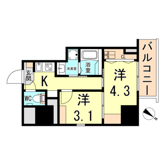 エヌエムスワサントアンの間取り