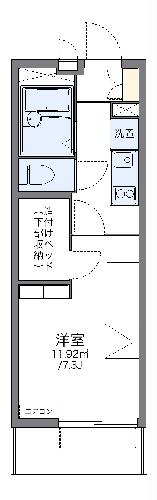 レオパレス五島の間取り