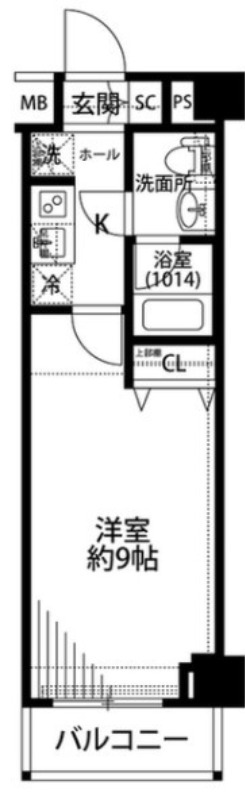 【大田区本羽田のマンションの間取り】