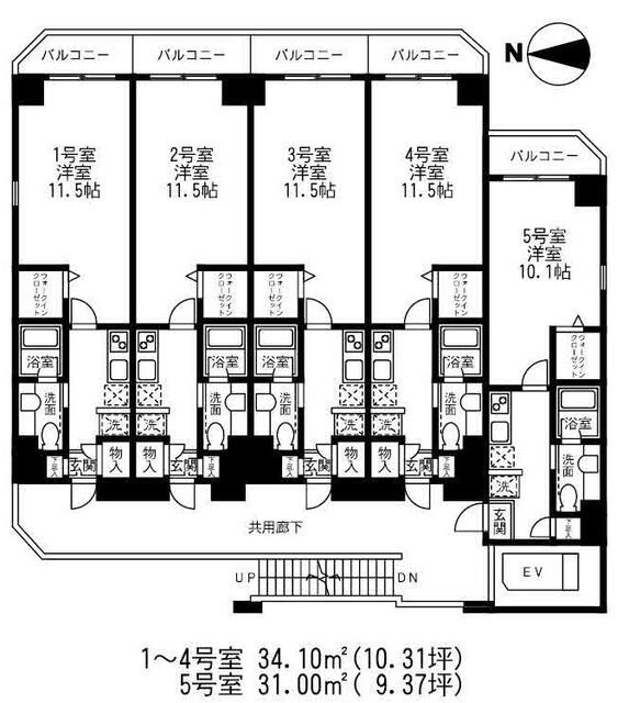 ヴァンクール湘南の間取り