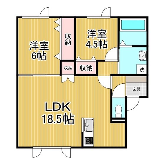 リアンハイムイブの間取り