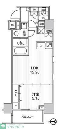 ステージグランデ錦糸町IIの間取り