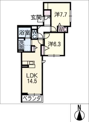 リオリエント長森本町の間取り