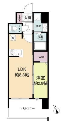 ブランシエスタ千早ＲＪＲの間取り