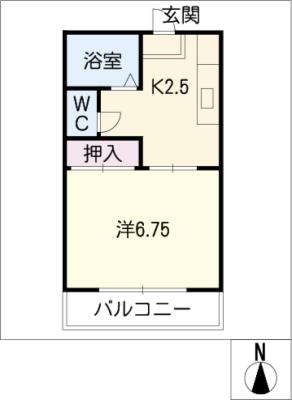 朝霧ハイツの間取り