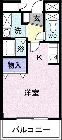 シィルクラール　アイビーの間取り