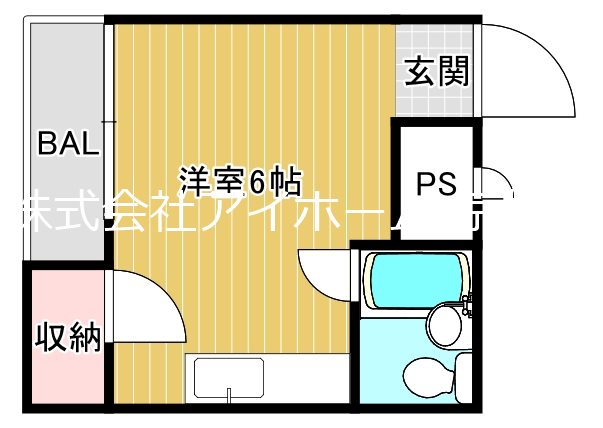 大阪市城東区今福西のマンションの間取り