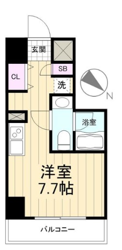 クラリッサ横浜ベーネの間取り