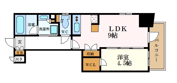 エステムプラザ名古屋丸の内の間取り