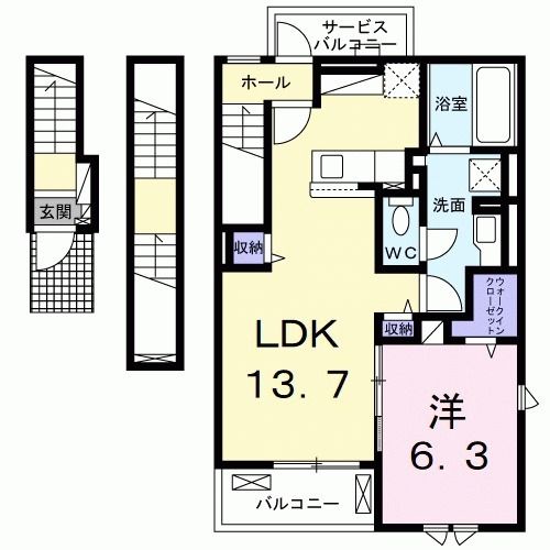 エマ　ミサトの間取り