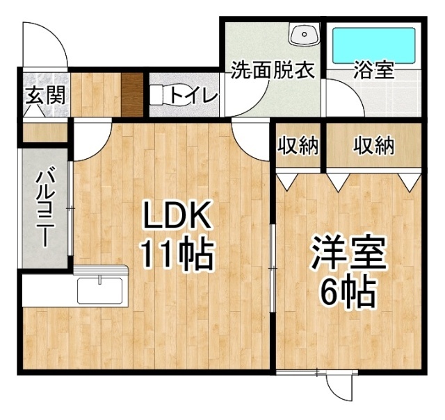 はまなすIIの間取り