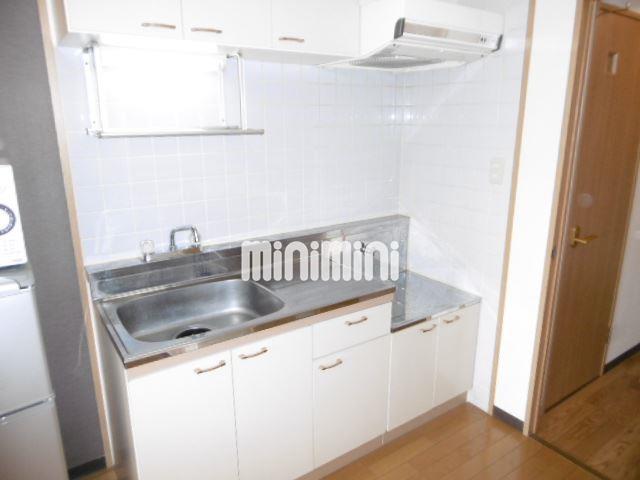 キッチン　２口ガスコンロの置けるキッチン