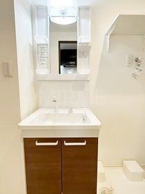 洗面設備　建築中のため、同施工タイプの参考写真です。