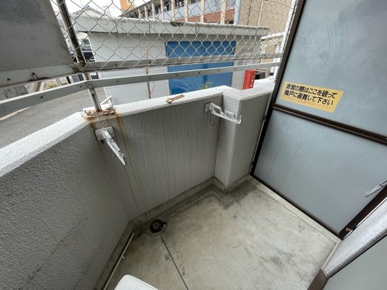 バルコニー　※別部屋の写真です