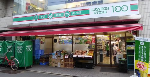 コンビニ　ローソンストア100 LS新大久保駅前店（コンビニ）まで515m