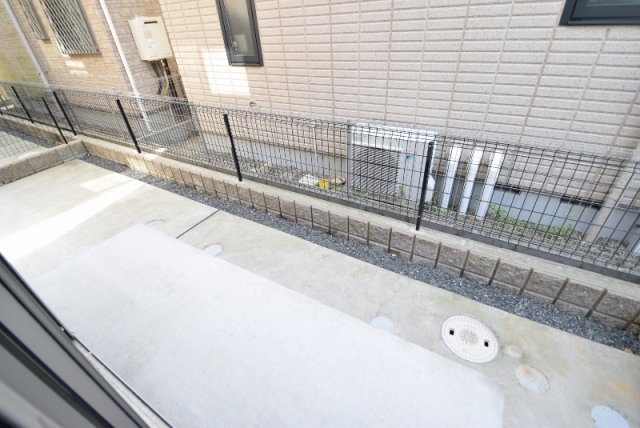 バルコニー　落ち着いた時間を過ごせるバルコニーです