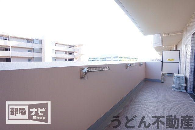 バルコニー　うどん県のお部屋探しはうどん不動産へ うどんちゃんとLINE
