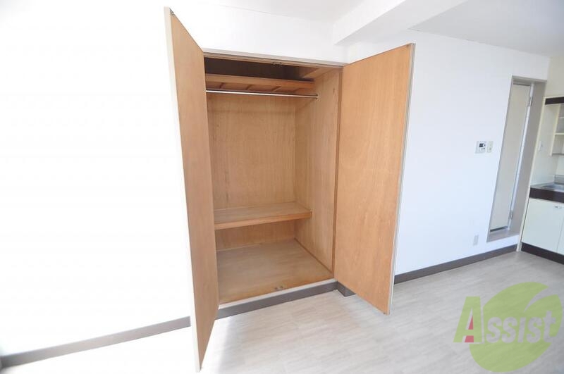 収納　もちろん収納スペースも確保。お部屋がスッキリ片付きますね。