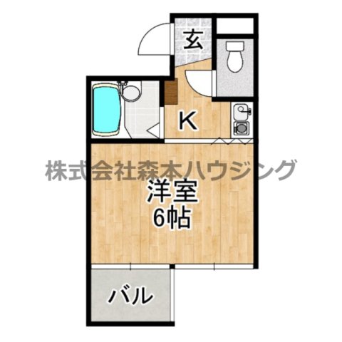 プチプルージュの間取り写真
