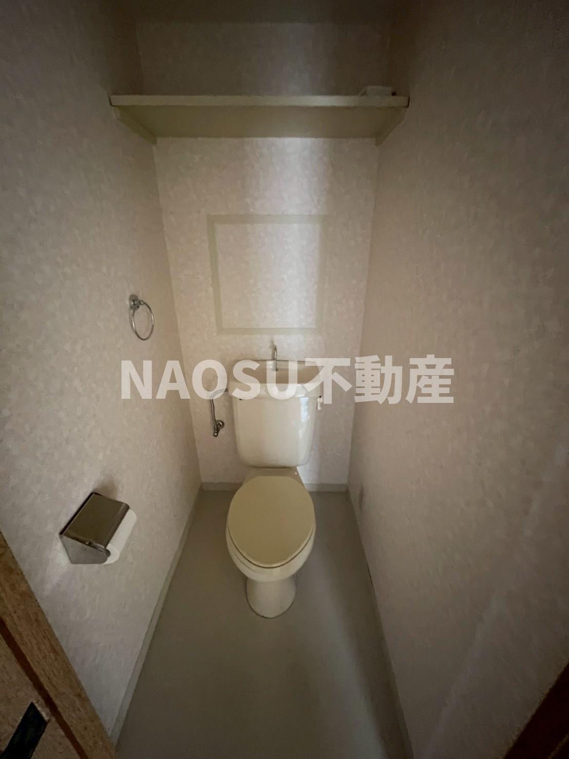 トイレ　ゆったりとした空間のトイレです