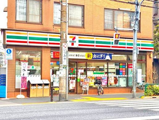 コンビニ　セブンイレブン 墨田八広南店（コンビニ）まで1096m