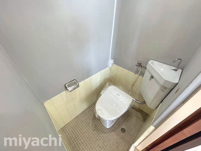 ＪＲ徳島線 蔵本駅 徒歩20分 4階建 築49年のトイレ写真