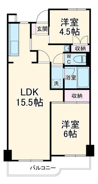 パールマンションの間取り写真