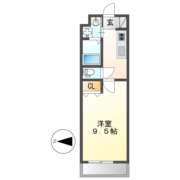 ArtizA鶴舞の間取り写真