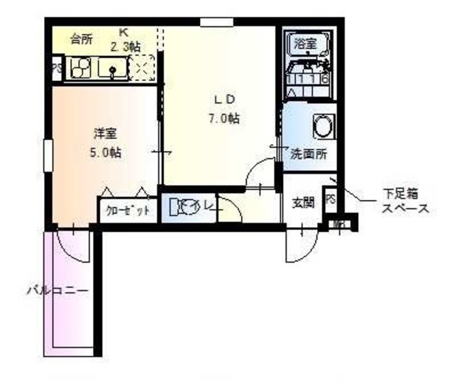 フジパレス百舌鳥本町III番館の間取り写真