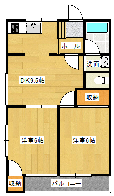 LTハイツの間取り