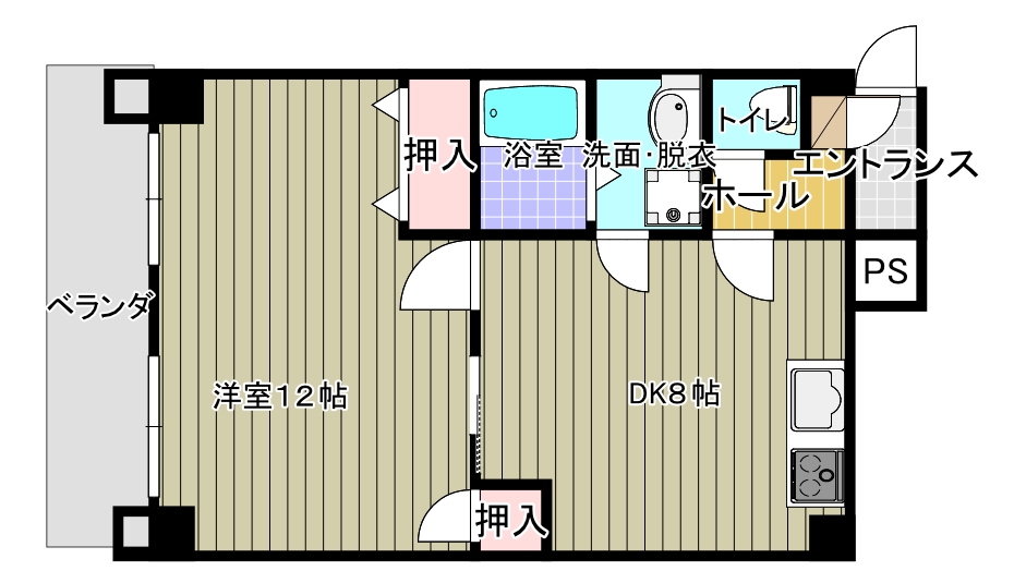 グランドパレス長土塀の間取り