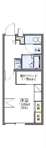 レオパレスジュミーノの間取り