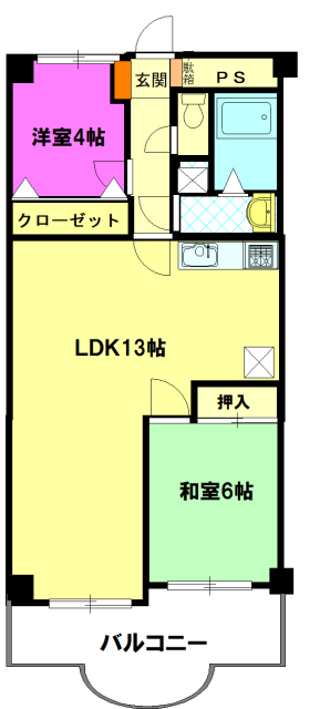 Ｋ・ビルヂングの間取り