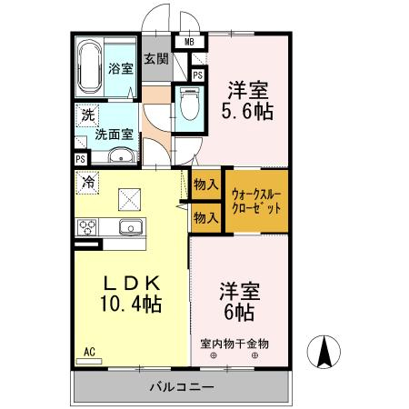 カーサ　レザンの間取り