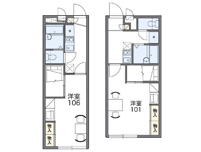 レオパレスグリーンウッドの間取り