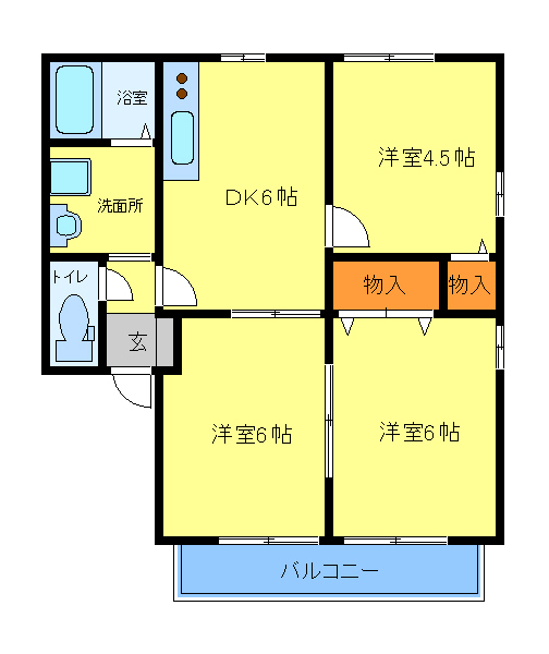 シェソワの間取り