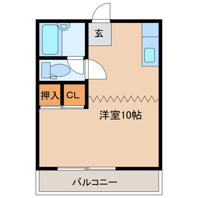 山田ハイツの間取り