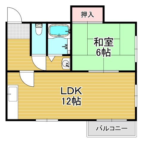 マンション藤の間取り