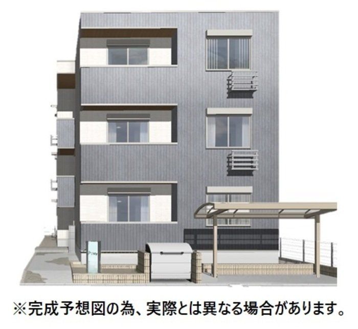 名古屋市東区大幸のアパートの建物外観