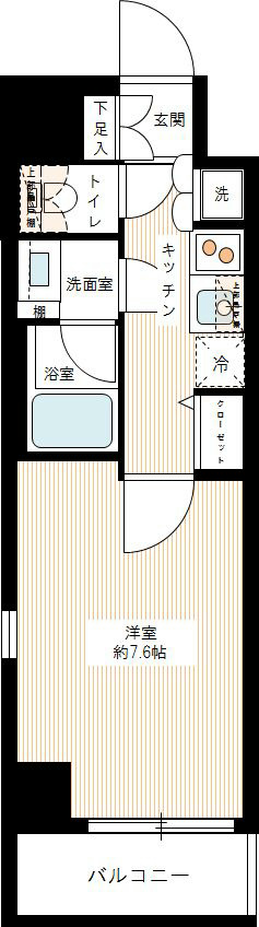 メインステージＴＯＫＹＯ・ＮＯＲＴＨ ＨＹ’ｓの間取り