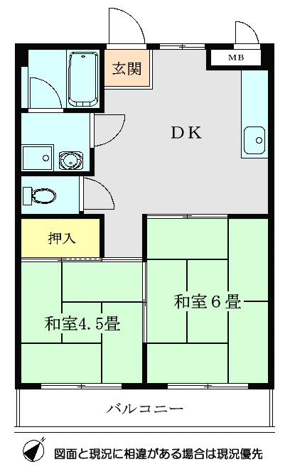 ユートピアIIの間取り