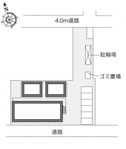 【レオパレス賑のエントランス】