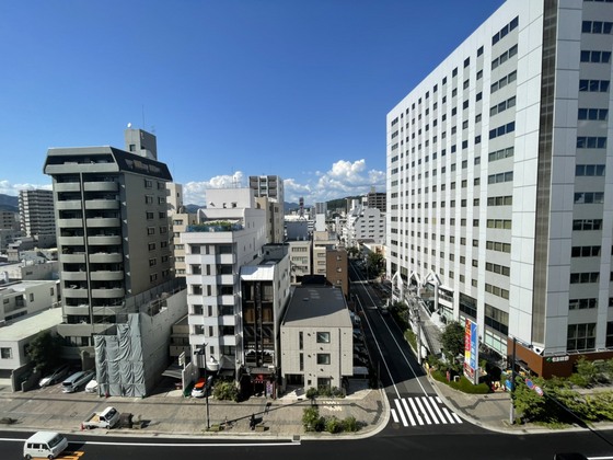 【広島市中区東白島町のマンションの眺望】